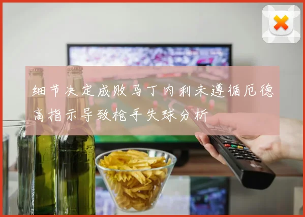 细节决定成败马丁内利未遵循厄德高指示导致枪手失球分析